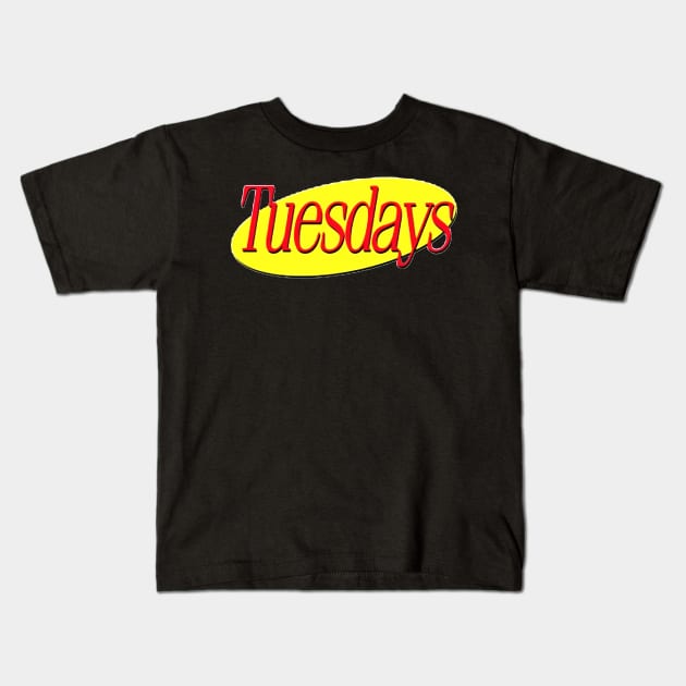 Thuesdays Sinfeld Kids T-Shirt by bambukuningpasar10